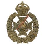 Badge. Indian Army. Rajputana Rifles post 1922 Officer’s pouch belt plate. A die-stamped lightly