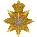 Badge. 107th (Bengal Infantry) Regiment Victorian Officer’s “Albert” helmet plate circa 1844-55. A