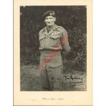 WW2 May 1944 Signed Photograph of Field Marshal The Viscount Montgomery. This original photograph