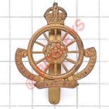 9th (Cyclist) Bn. Hampshire Regiment OR’s brass cap badge circa 1911-20. Die-stamped example with