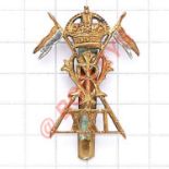 21st Lancers OR’s bi-metal cap badge circa 1902-22. A good die-cast example. Slider