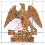 RND Hawke Battalion Royal Naval Division OR’s cap badge circa 1916-18. Die-stamped brass example. (