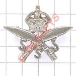 Burma. Southern Shan States Battalion cap badge circa 1904-40 A scarce well cast white metal