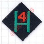 76th (Highland) Field Regiment Royal Artillery WW2 formation sign. Scarce 1940-44 1st pattern