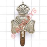 Irish. Ulster 14th Bn (Young Citizens) Royal Irish Rifles WW1 “Kitchener’s Army” cap badge. Fine