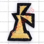 37th Searchlight Regiment Royal Artillery (Tyne Electrical Engineers) WW2 cloth formation sign.