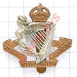 8th King’s Royal Irish Hussars OR’s cap badge. Die-stamped bi-metal. (KK 762) Slider