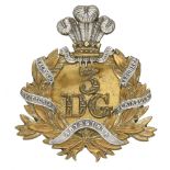 Badge. 3rd (Prince of Wales’s) Dragoon Guards Victorian Officer’s undress sabretache device. A