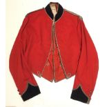 Welsh. Montgomeryshire Yeomanry Officer’s Victorian Mess Dress. A rare circa 1860’s example. Scarlet