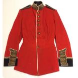 Grenadier Guards George V Period Officer’s Scarlet Tunic. A good scarce example, scarlet melton