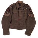 WW2 Attributed Glider Pilot Battledress Blouse Uniform Jacket. A rare example believed to have