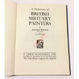 “A Dictionary of British Military Painters” by Arnold Wilson published by F.Lewis 1972. 56 pages