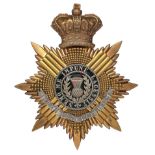 Badge. Scottish. The Royal Scots (Lothian Regiment) Victorian Officer’s helmet plate circa 1881-