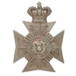 Badge. South Africa. Duke of Edinburgh’s Own Volunteer Rifles late Victorian helmet plate. A good