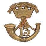 13th (Somersetshire) Regiment of Foot Victorian OR’s glengarry badge circa 1874-76. A fine die-