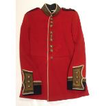 Scots Guards Elizabeth II Period Officer’s Scarlet Tunic. A good example, scarlet melton cloth, with