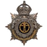 Badge. DCO Middlesex Regiment VB Officer’s helmet plate circa 1901-o8. A good silvered example.