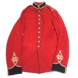 1st Devonshire and Somersetshire Volunteer Engineers Other Rank’s Scarlet Tunic circa 1901-08. A