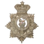 Badge. 20th Middlesex (Euston Square) Rifle Volunteer Corps OR’s helmet plate circa 1878-80. A