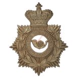 Badge. The King’s Own (Yorkshire Light Infantry) KOYLI VB's, Victorian OR’s helmet plate circa