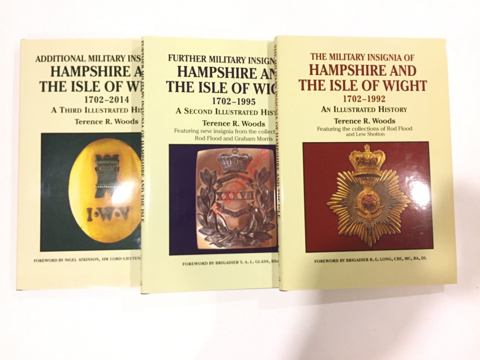 “The Military Insignia of Hampshire and the Isle of Wight 1702-1992” in two volumes, signed First