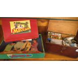 A selection of vintage model toy cars to include Dinky and Corgi toys, along with a boxed