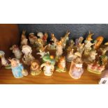 A good collection of Beswick Beatrix Potter figures to include Pigling Bland