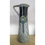 Contemporary Moorcroft jug, circa 2012, decorated in a Scottish arts and crafts pattern, 9 3/8 high