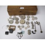 A collection of Artifacts, Stone Age onwards, to include a Bronze Age Chisel/Axe Tip, lead