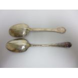 A William & Mary silver Trefid Spoon engraved initials WR over FS, rat-tail bowl, London 1692 and