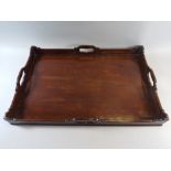 A George III Mahogany Butlers Tray.