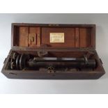 A Brass Mounted Surveyors Level by Troughton and Simms, London,