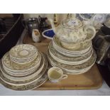 A Collection of Spode's Audley Royal Jasmine Tea and Dinner Wares.