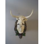 A Cast Metal Wall Mounting Ring Tie in The Form of Cows Head (Plus Vat).