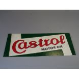 A Reproduction Cast Metal Castrol Motor Oil Sign (Plus Vat).