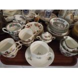 A Tray of Tea Wares To Include Mainly Coalport Indian Tree and Duchess Floral.