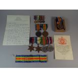 A Collection of First and Second World War Medals Awarded to Lieutenant A.L.