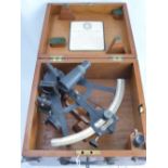 A Circa 1926 Hezzanith Sextant, in the original case with all fittings and accessories, a test
