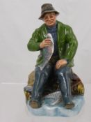 A Royal Doulton Figurine, entitled ' Good Catch', nr HN 2258, approx 19 cms