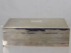 A Gentleman's Silver Double Cigarette Box, Birmingham hallmark, dated 1959, mm R & D, approx 500