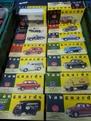 A Quantity of Vanguard Collector's Die Cast Classic Saloon Cars and Commercial Vehicles, in the