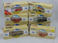 A Quantity of Limited Edition Die Cast Collectors Vanguard and Corgi Commercial Classic Vehicles,