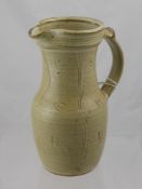 A Ray Finch Winchcombe Pottery Jug, with pottery stamp to base.