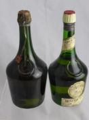 Two Vintage Bottles of Benedictine Liqueur, dated 1950 and 1940.