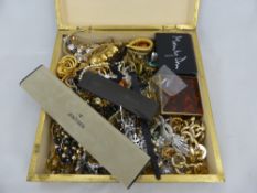 Miscellaneous Vintage and Designer Costume Jewellery including necklaces, crosses, earrings,