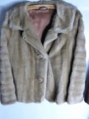 Basden & Martin Three Quarter Length Fur Coat, together with another mink short coat with two fur