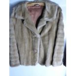 Basden & Martin Three Quarter Length Fur Coat, together with another mink short coat with two fur