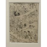 A Collection of 18th Century Japanese Woodblock Prints, to include works by Ooka Shumboku (1680-