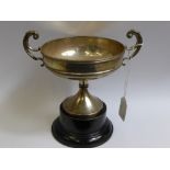 A Solid Silver Trophy, Birmingham hallmark, dated 1905 awarded for the 'Girls Life Brigade Senior