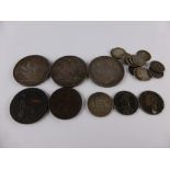 A Miscellaneous Quantity of GB Silver Coins, including two crowns dd 1845 and 1887.
